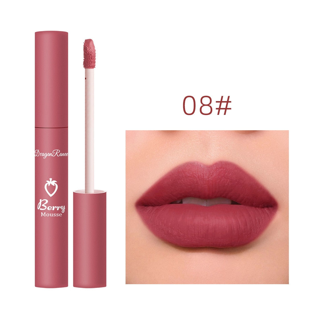 Red Liquid Lipstick Make-up for Women's