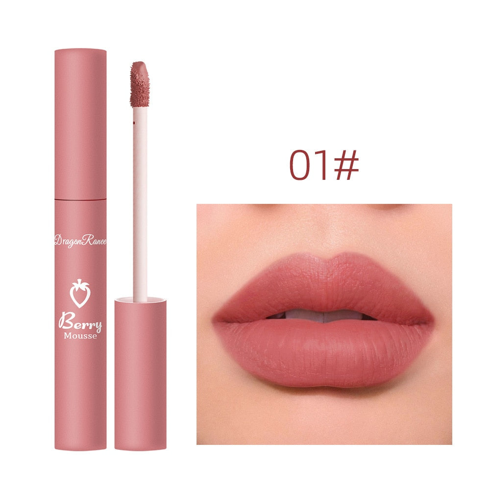 Red Liquid Lipstick Make-up for Women's