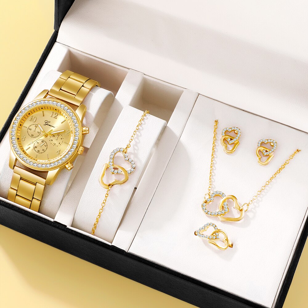 Rose Gold Luxury Watch Women